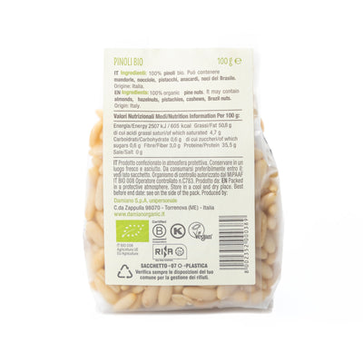 Organic Pine Nuts 100g