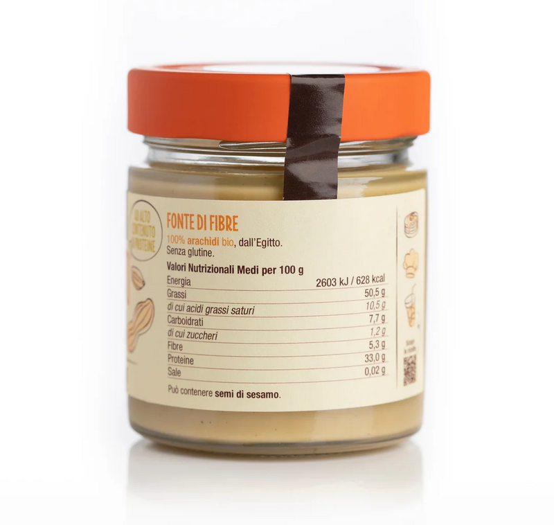 Organic Crunchy Roasted Peanut Paste Spread 180g
