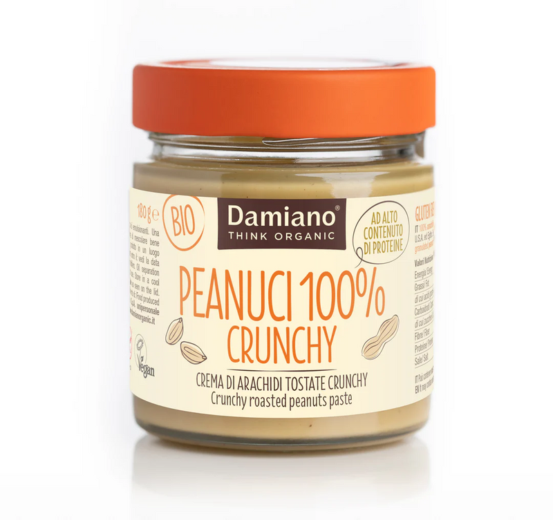 Organic Crunchy Roasted Peanut Paste Spread 180g