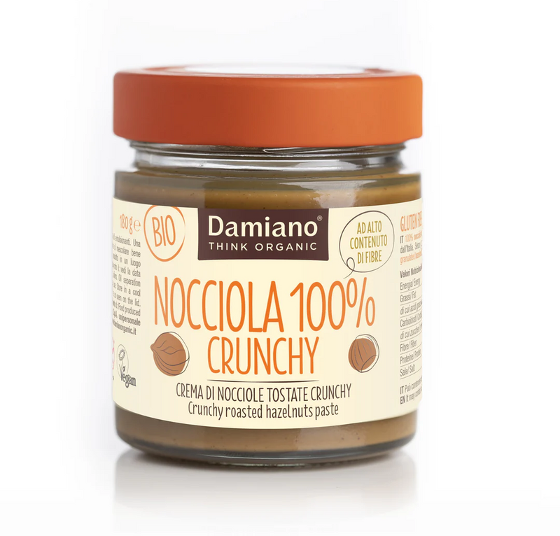Organic Crunchy Roasted Hazelnut Paste Spread 180g