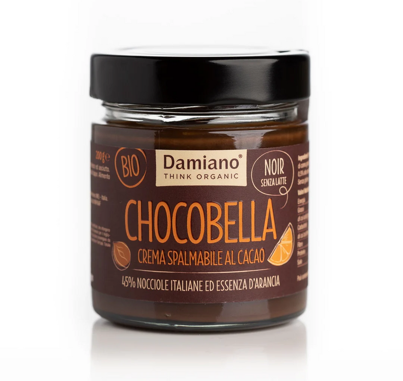Organic Chocobella Noir Milk Free with Orange Essence Spread 200g