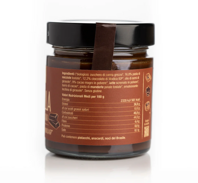 Organic Chocobella Milk with IGP Modica Chocolate Spread 200g