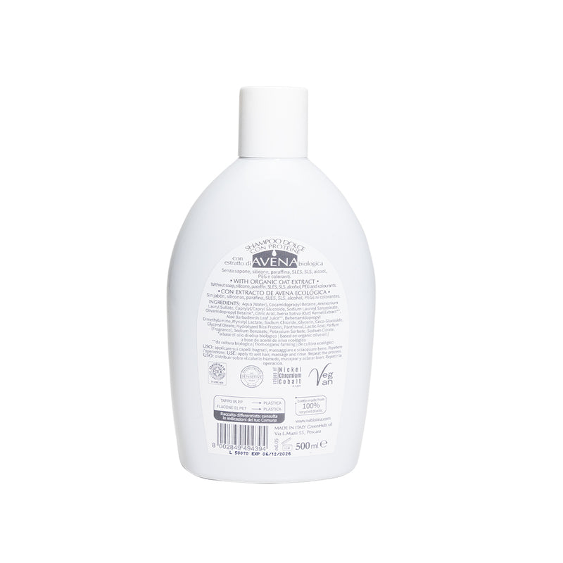 Organic Gentle Shampoo With Proteins 500ml