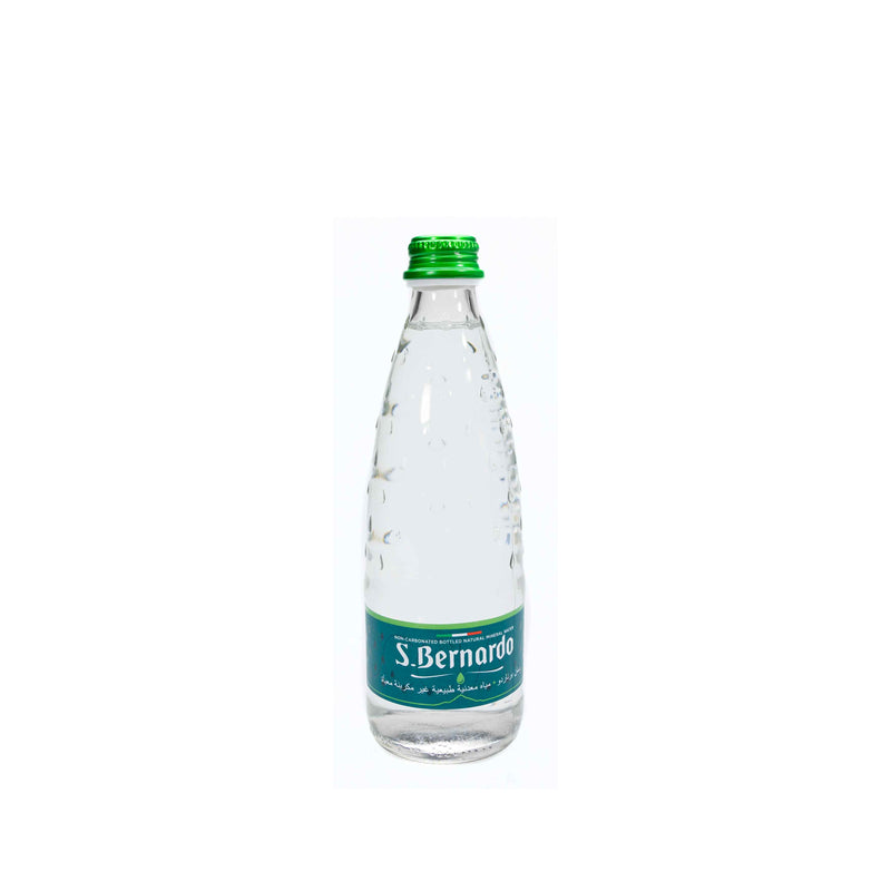 Natural Mineral glass Water bottle 330ml