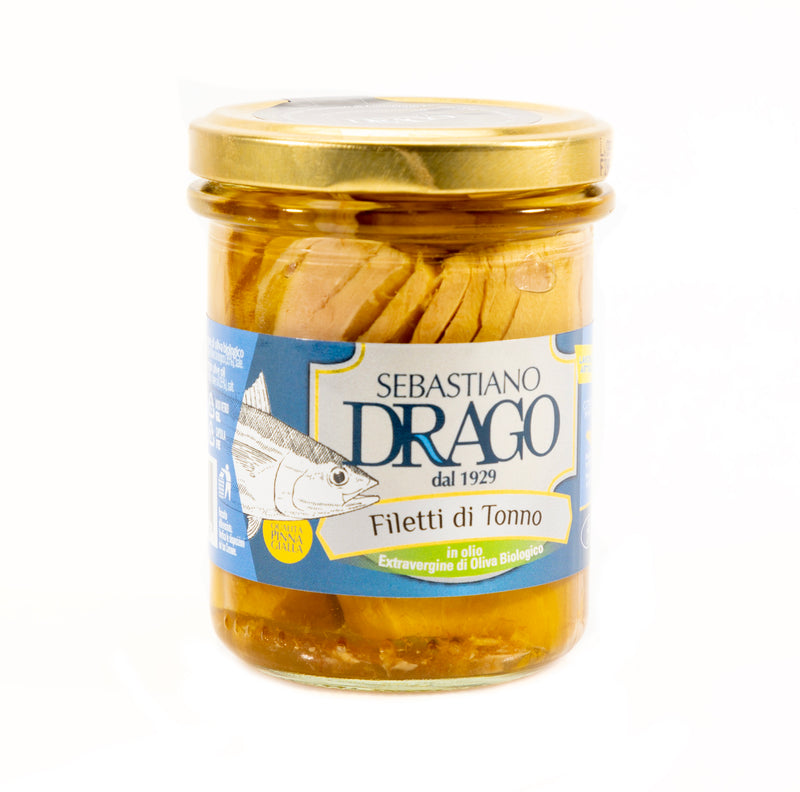 Fillets Of Tuna in Organic Extra Virgin Olive Oil 200g
