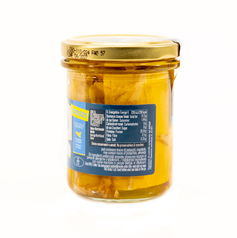 Fillets Of Tuna in Organic Extra Virgin Olive Oil 200g