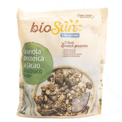 Organic Biosun Protein Cocoa Raw Granola 250g