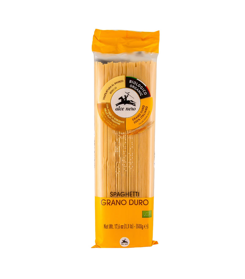 Organic Whole Durum Wheat Semolina Spaghetti 500g - Buy 1 Get 1 Free