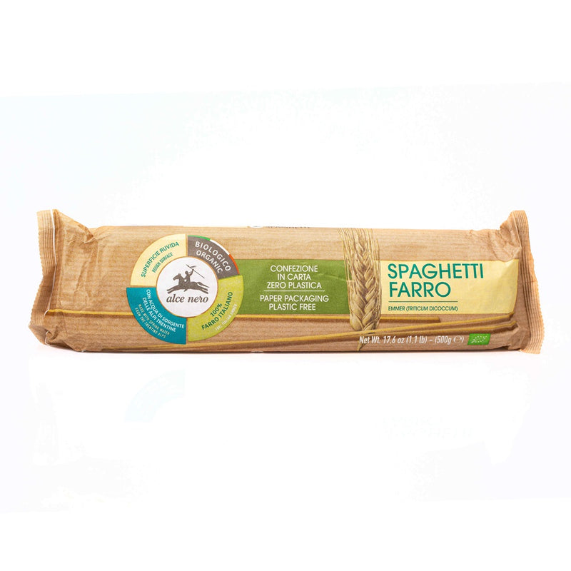 Alce Nero Organic Spelt Spaghetti Farro 500g