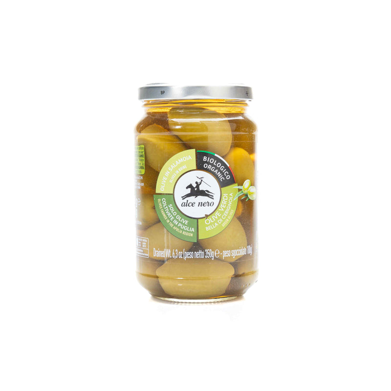 Organic pickled olives 350g