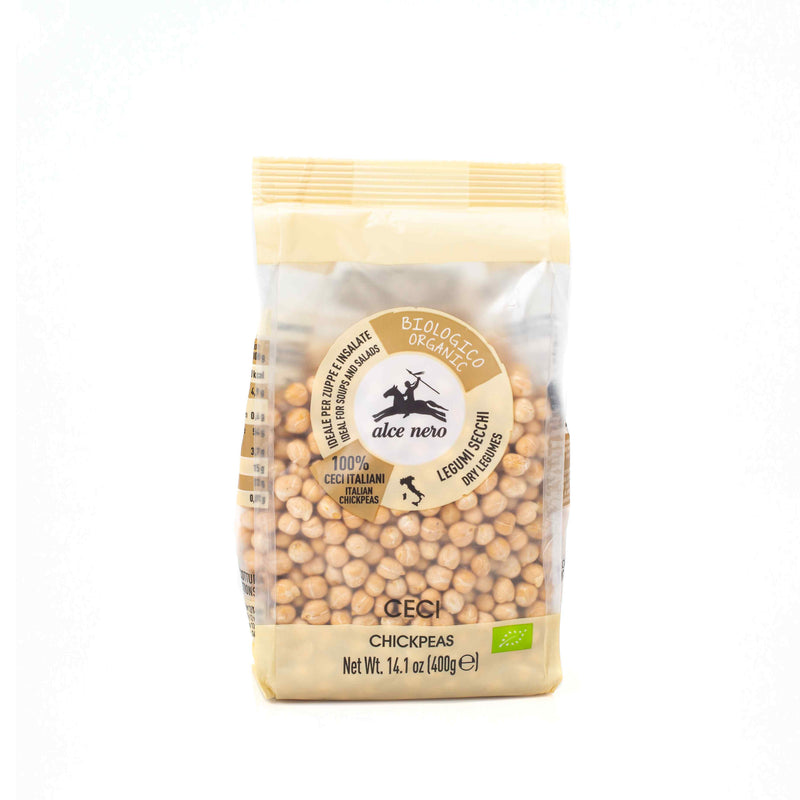 Organic dried chickpeas 400g