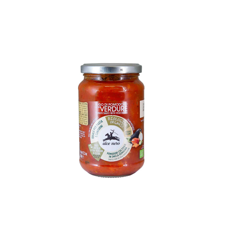 Alce Nero Organic Tomato Sauce with Vegetables 350g