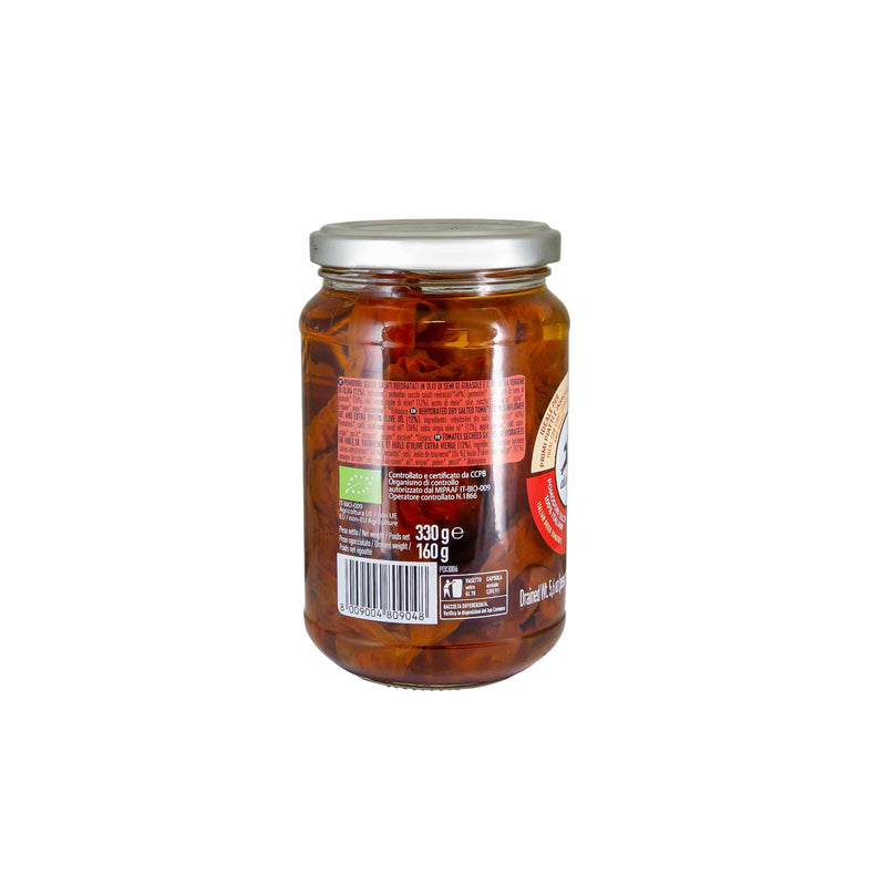 Organic Dried Tomatoes in Olive Oil 330g