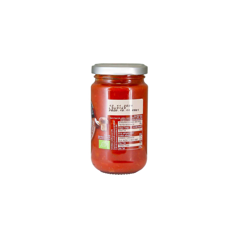 Organic Tomato Sauce with Porcini Mushrooms 200g
