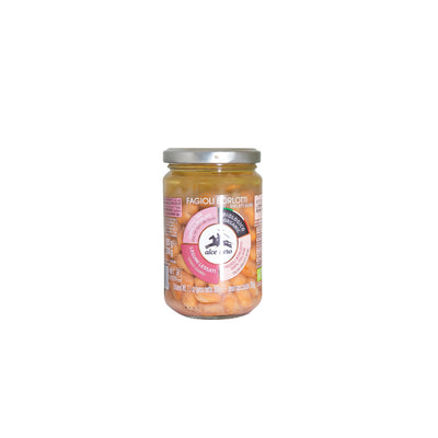 Organic Cooked Borlotti Beans 300g