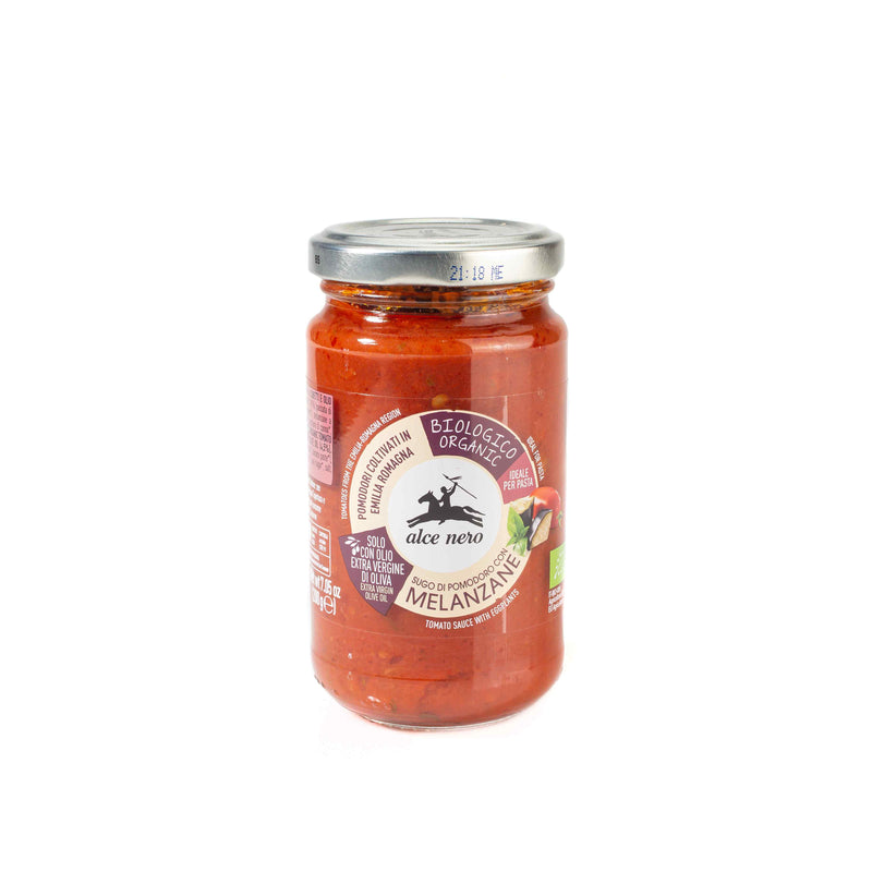 Organic Tomato Sauce With Aubergines 200g