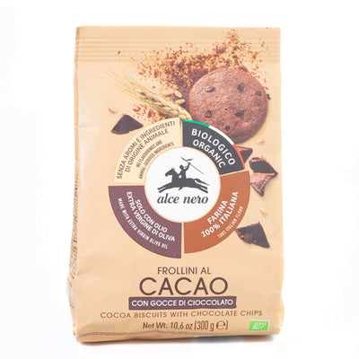 Organic Cocoa Biscuits With Chocolate Drops 300g