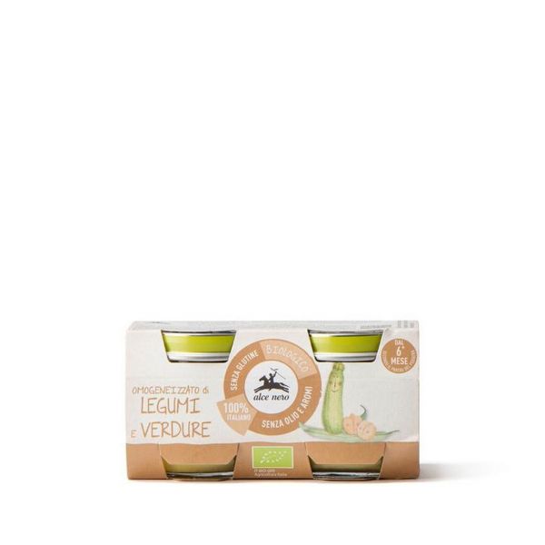 Organic Legumes and Vegetables puree 160g