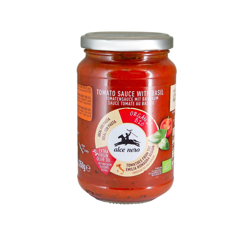 Organic Tomato Sauce with Basil 350g