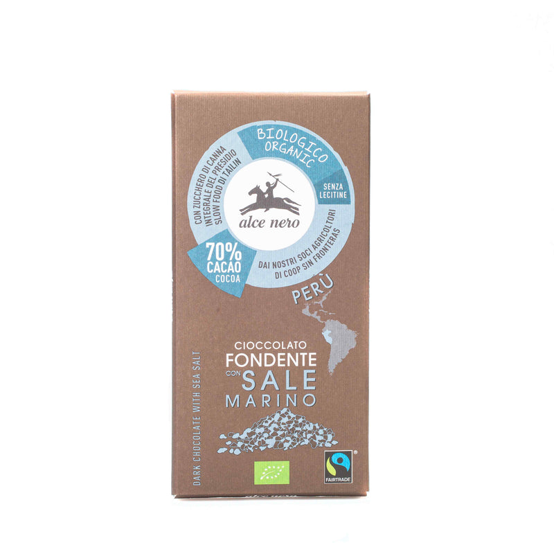 Organic Dark Chocolate with Sea Salt 50G
