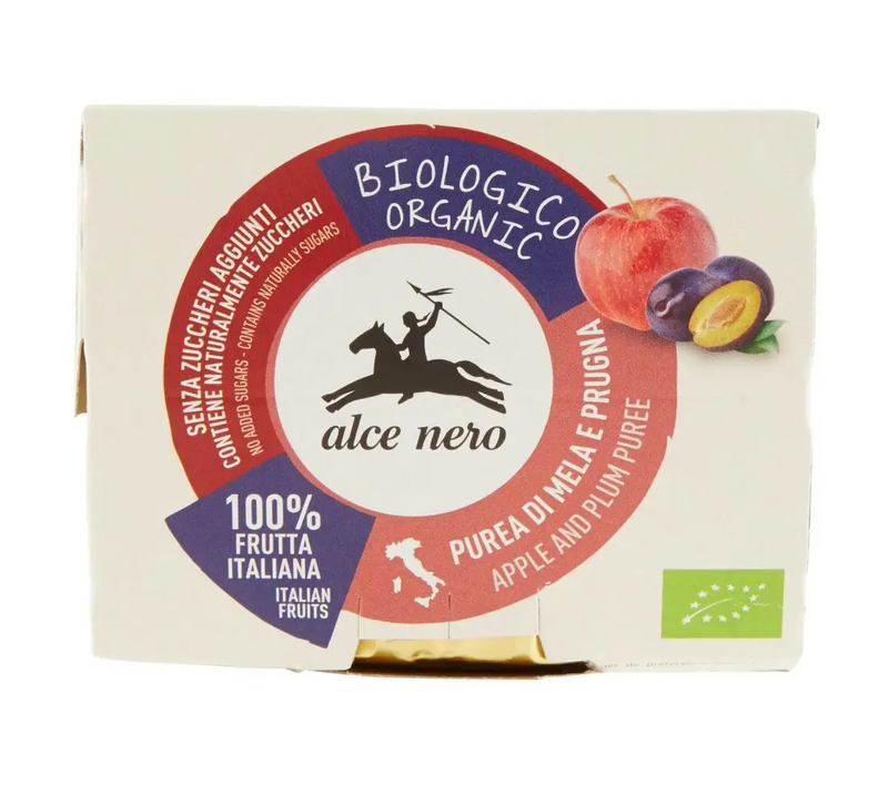 Organic Apple And Plum Puree 200g (2x100g)