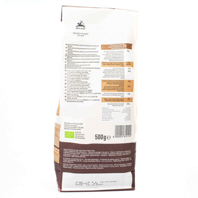 Organic Khorasan Semolina Penne Rigate 500g