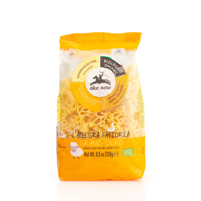 Organic durum wheat semolina kids pasta - Animals 250g - Alce Nero -