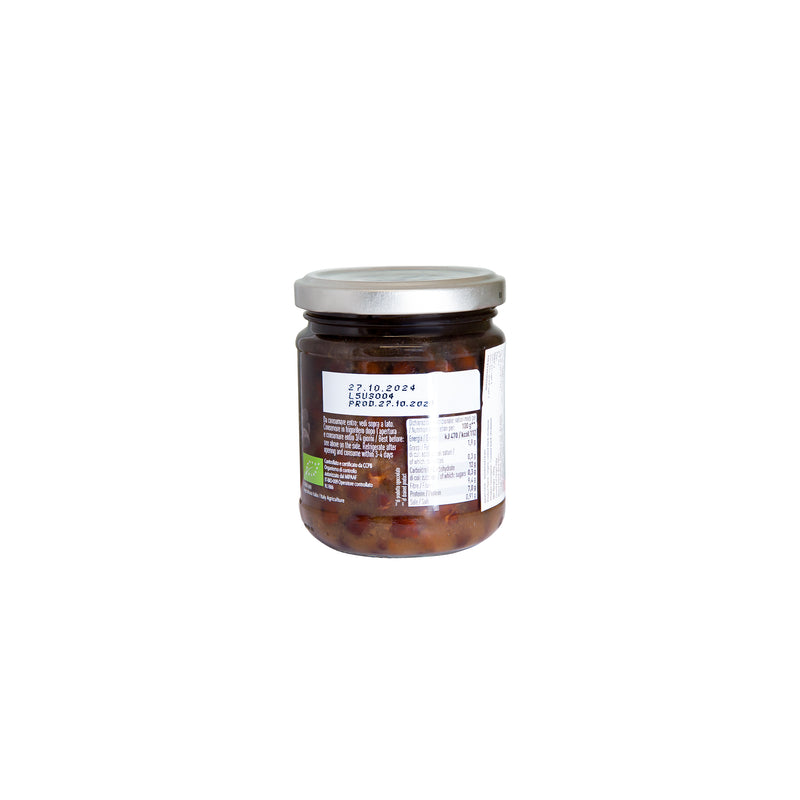 Organic cooked black chickpeas  200g
