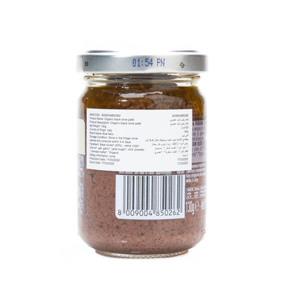 Organic pate with black olives 130ml