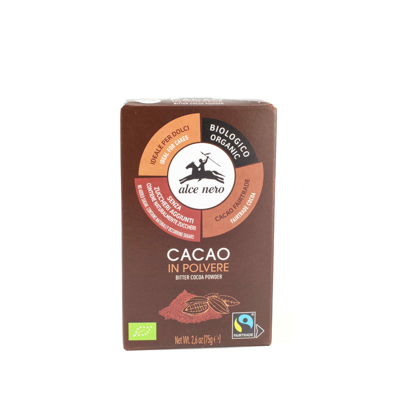 Alce Nero Organic Cocoa Powder 75G