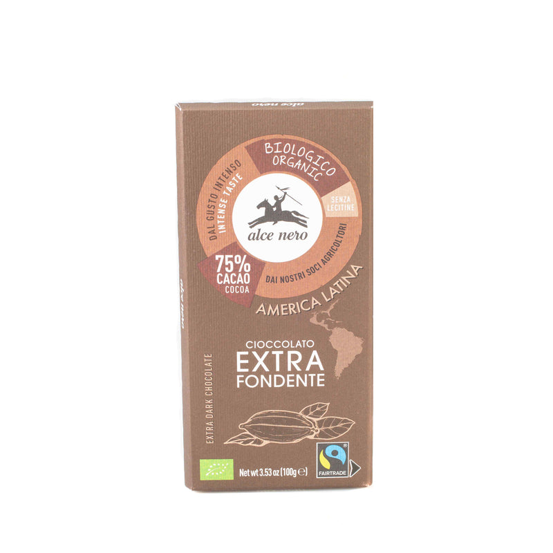 Alce Nero Organic Extra Dark Chocolate 100g