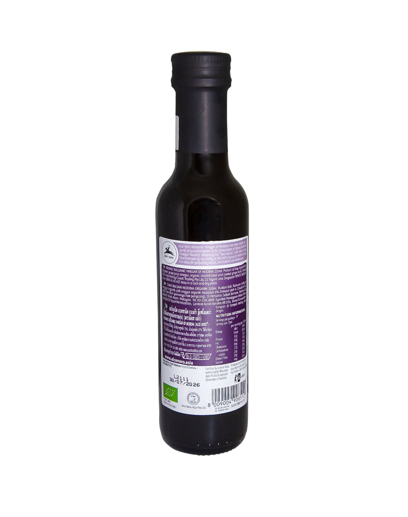 Organic Balsamic Vinegar of Modena 250ml