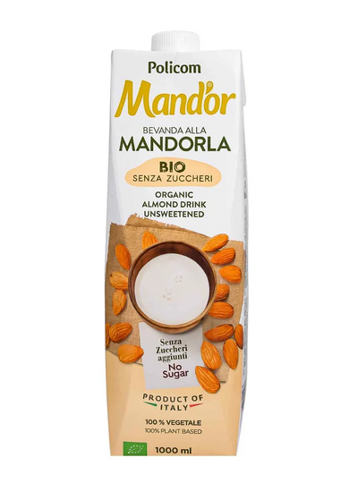 Organic Unsweetened almond milk drink 1L