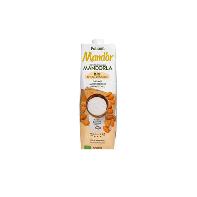 Organic Unsweetened almond milk drink 1L