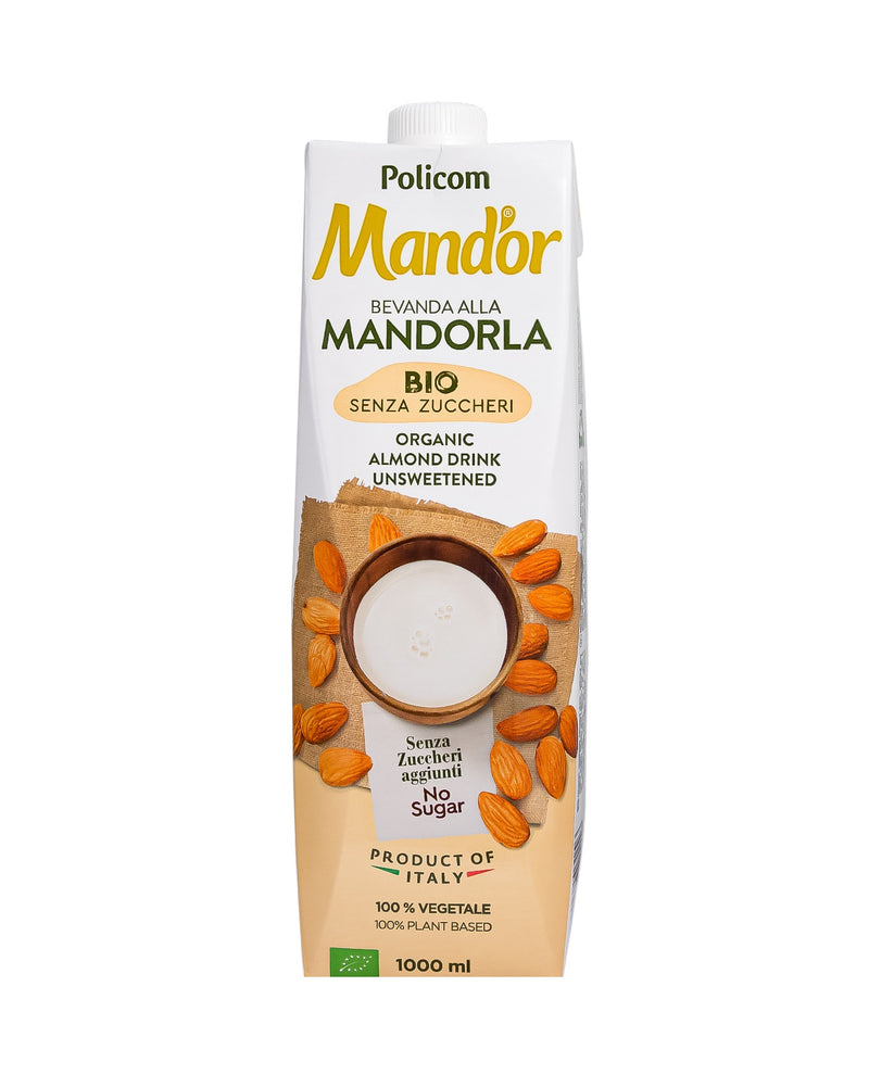 Organic Unsweetened almond milk drink 1L