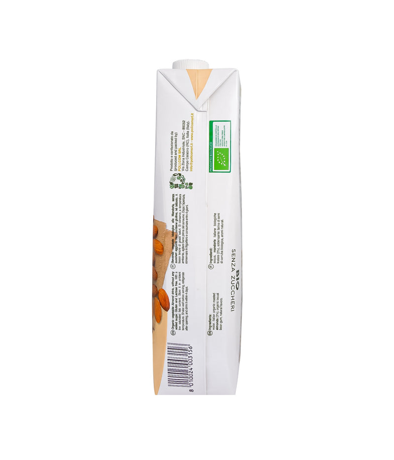 Organic Unsweetened almond milk drink 1L