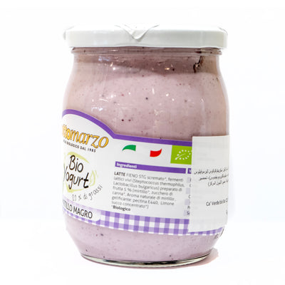 Organic Blueberry Yogurt 0.1% Fat 500g