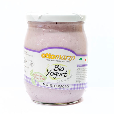 Organic Blueberry Yogurt 0.1% Fat 500g