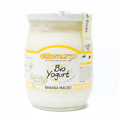 Organic Banana Yogurt 0.1% Fat 500g