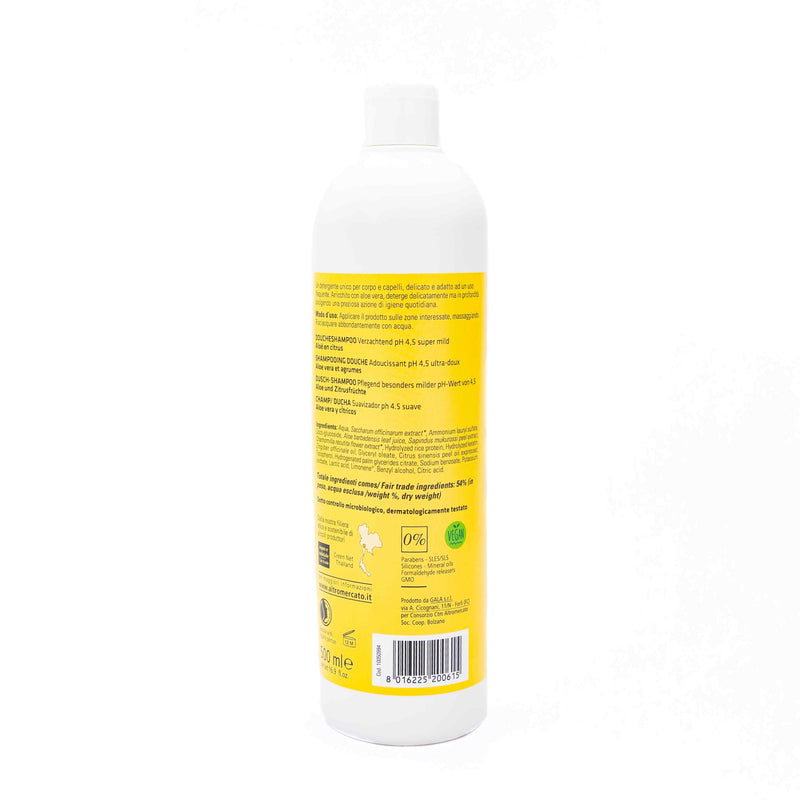 Organic Shampoo & Shower Softening pH 4.5 ultra gentle 500ml