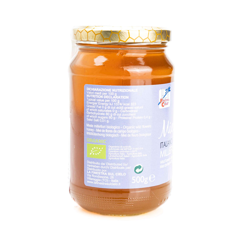 Organic Wild Flowers Honey 500g