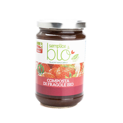 Organic Strawberry compote 320g