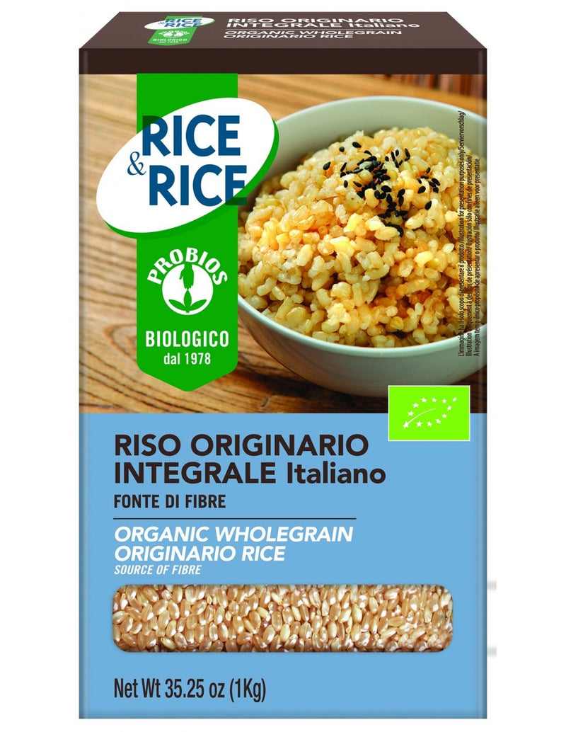 Organic Originario Round Wholegrain Rice 1kg