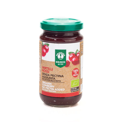 Organic Cowberry Spread No Pectin 220G - Probios -