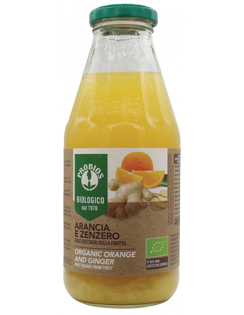 مشروب الزنجبيل والبرتقال العضوي 500 مل