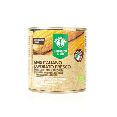 Organic Italian Corn  Canned 340g