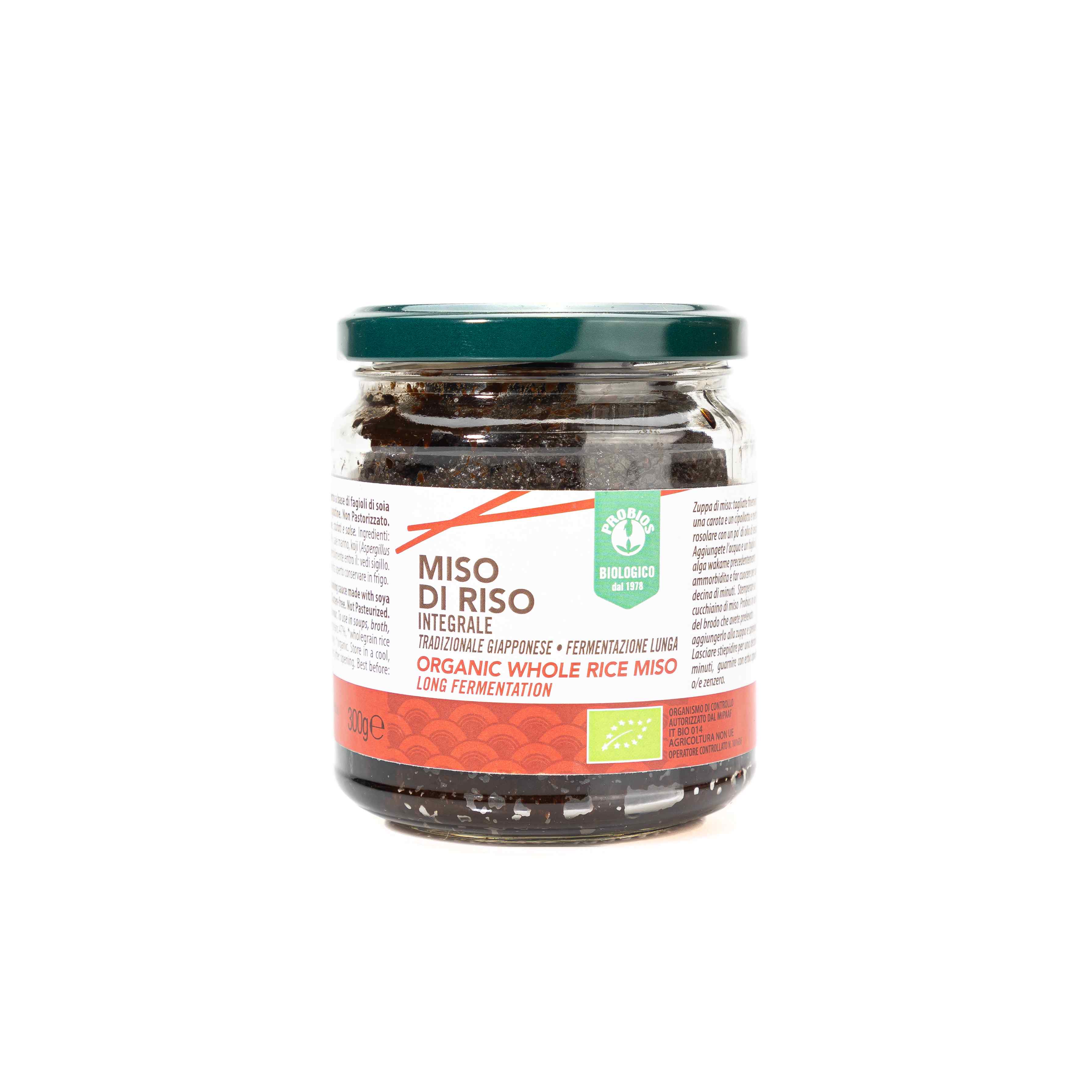 Organic Whole Rice Miso Unpasteurized 300g – Lets Organic