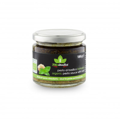 Organic Pesto Sauce With Basil 180G - Bioitalia -