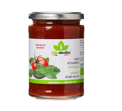 Organic Basil Sauce 350G - Bioitalia -