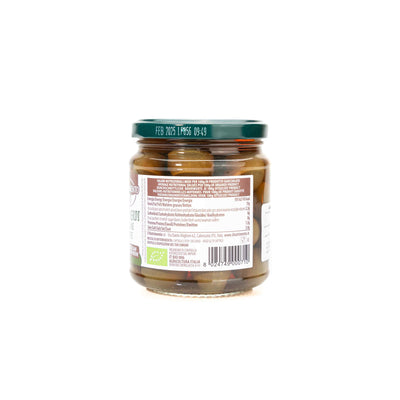 Organic Green Olives In Brine 280g
